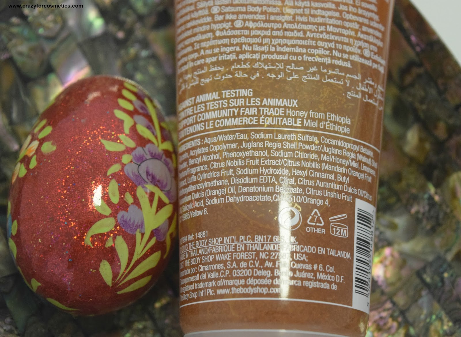 The Body Shop Satsuma Body Polish Review Crazy for Cosmetics A Singapore based Beauty