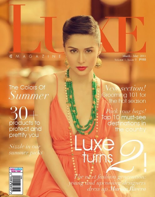 Marian Rivera in the cover of Luxe Magazine March-May 2011 | Marian