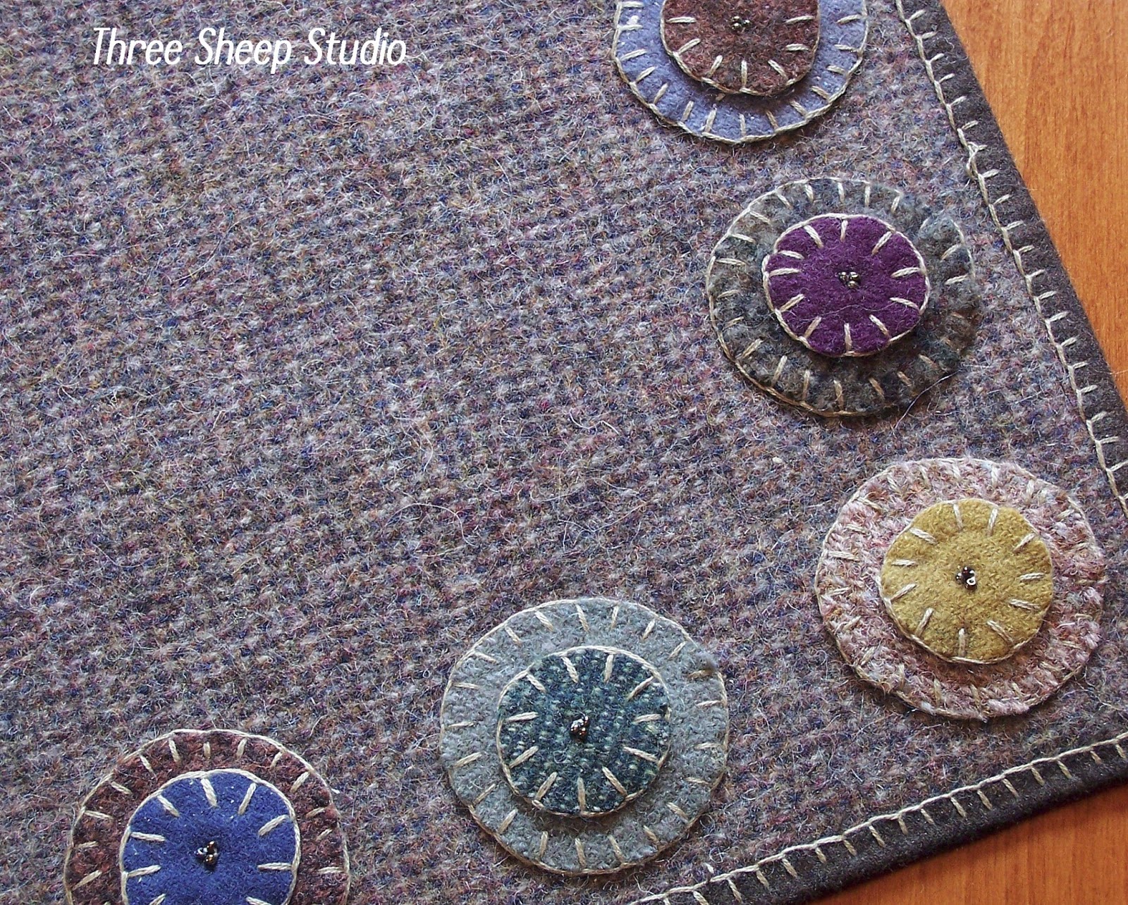 Three Sheep Studio Wool Penny Mat...