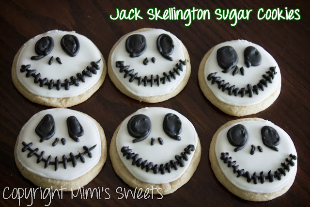 Jack Skellington Sugar Cookies