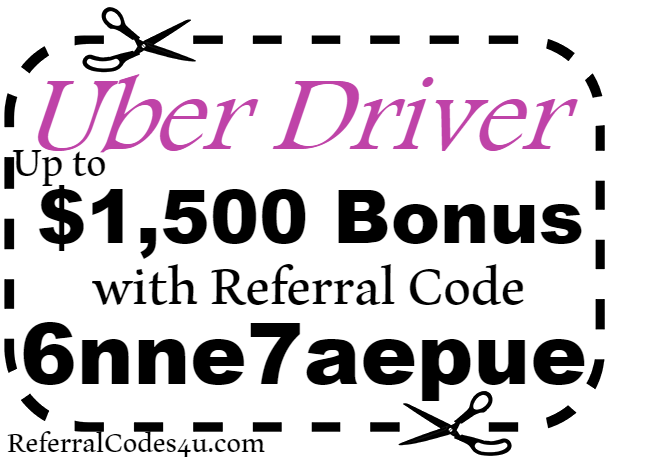 Uber Driver Referral Code 2018