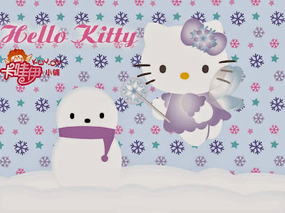 Gambar Hello Kitty Boneka Salju Wallpaper HD Gambar Hello Kitty Boneka Salju Wallpaper HD