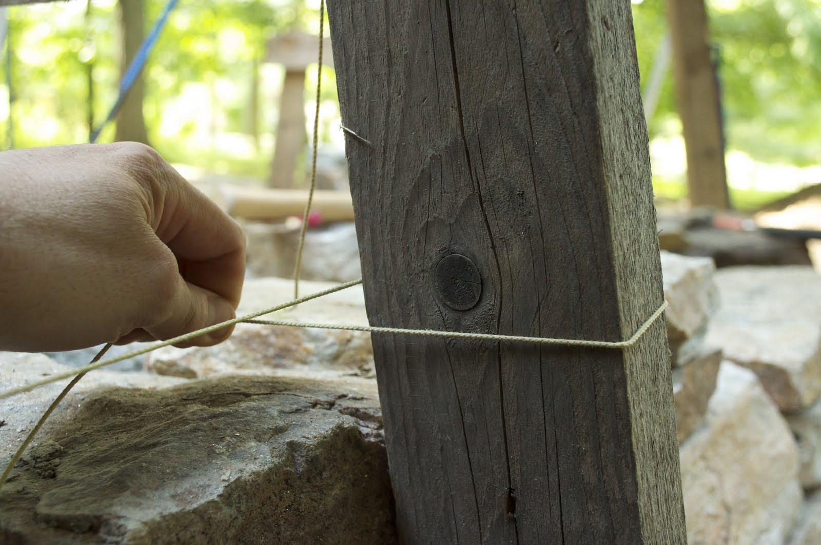Dry Stone Resource How To Tie String Lines