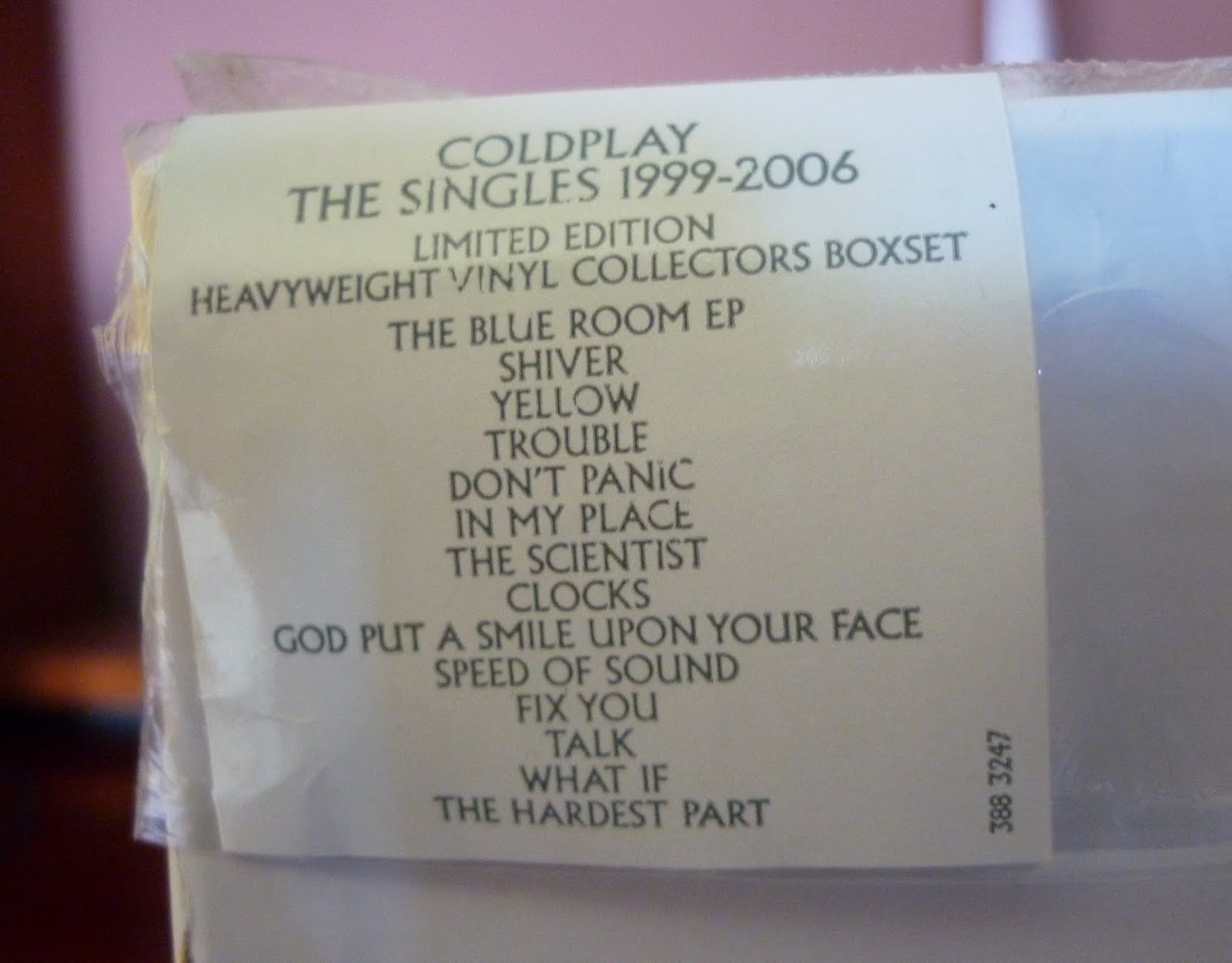 Los recuerdos del Capitán Lento Coldplay The Singles Limited