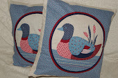 Pair of duck cushion covers