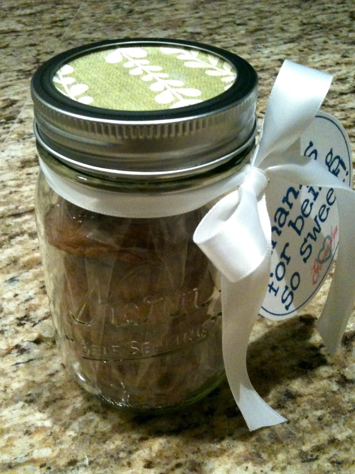 Taylor and Gwendolyn Mason Jar Thank You Gift {DIY}