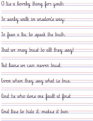 Free Handwriting Printables