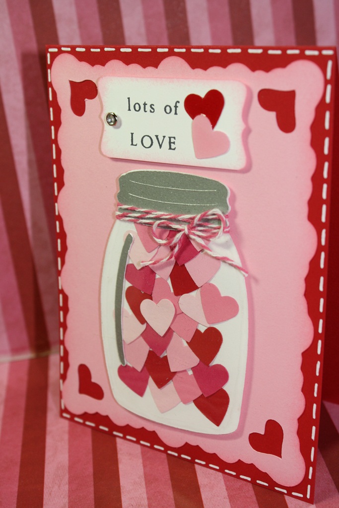 scrappingwest Lots of Love Cricut Card