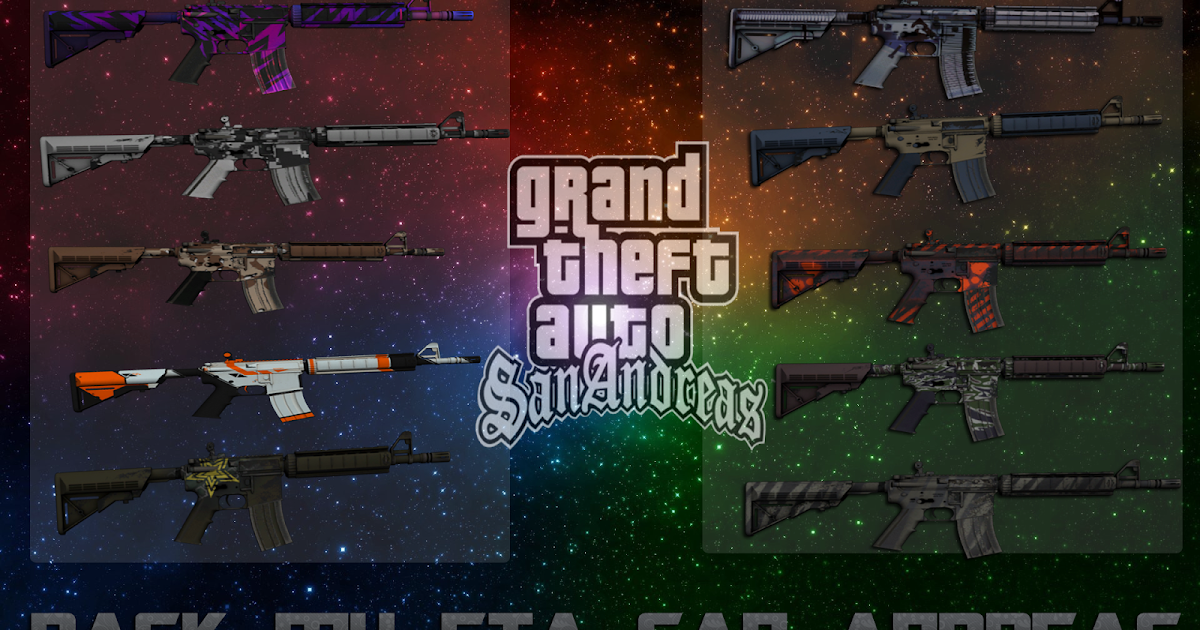 Pack De Armas De Counter Strike Go Para Gta San Andreas 2014