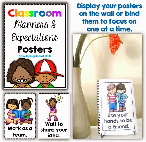 Classroom Manners and Expectations Posters Clever Classroom