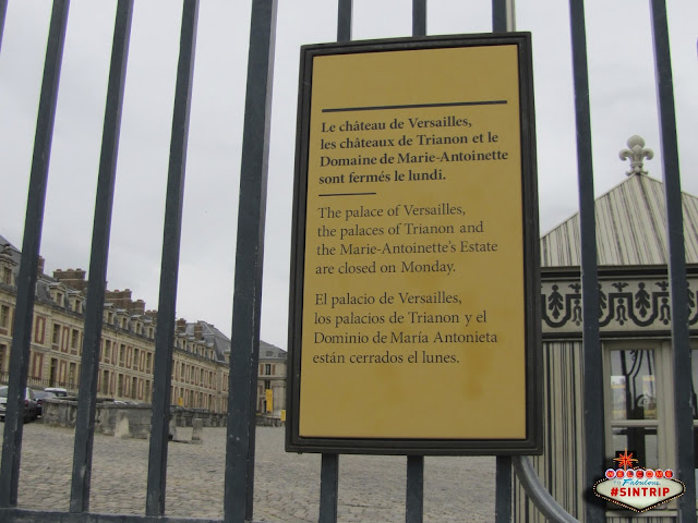 Dia 25: Versailles (França) - Chuva, Palácio fechado e um pequeno sufoco