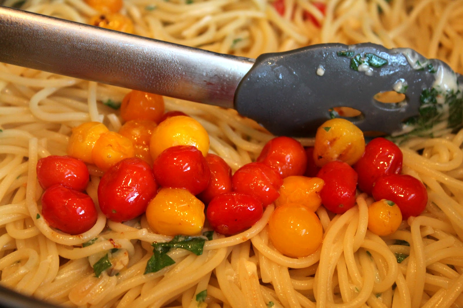 A Feast for the Eyes Ina Garten's Spaghetti Aglio E Olio with Shrimp