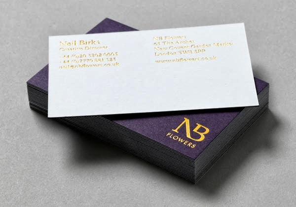 luxury business card