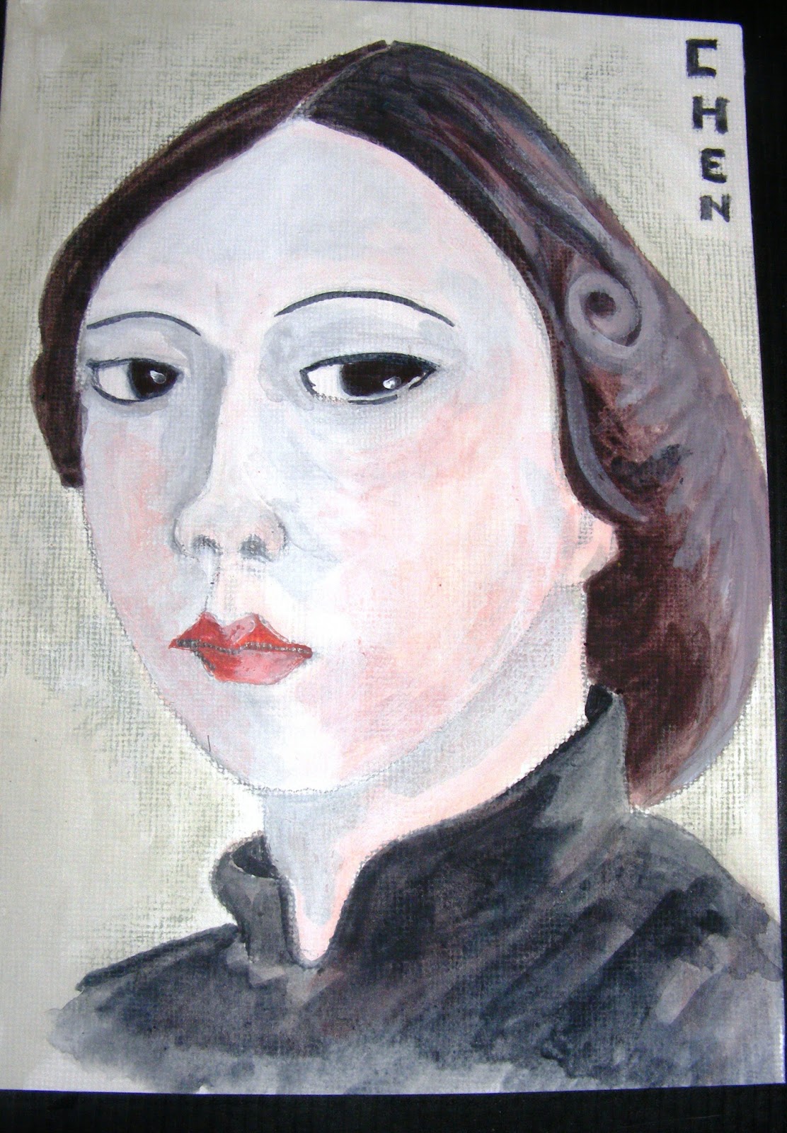 Pastel Poppy Diary of faces Chen