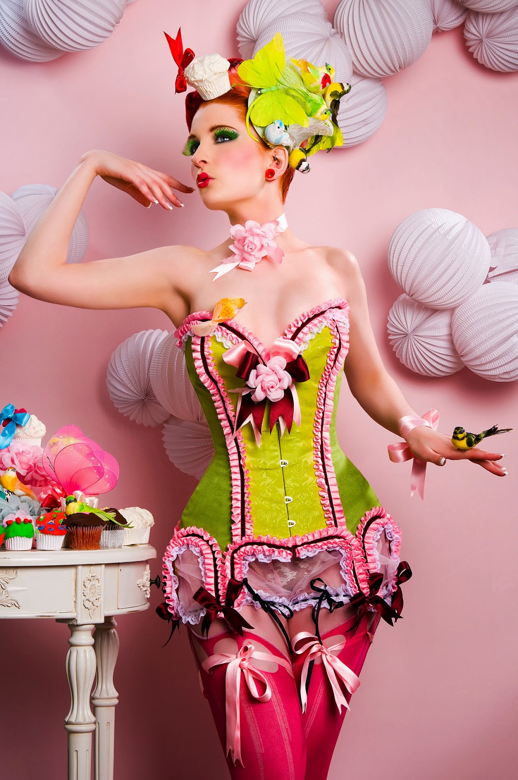 Боди со стразами Candy Girl Delight, белое, XL УТ-00000575 - Candy Girl - Эротические боди - Купить