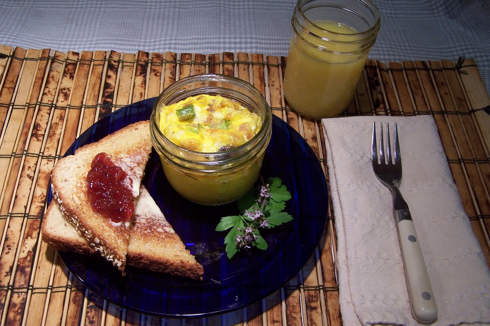 At Home On Paradise Cove Crustless Breakfast Quiche In A Canning Jar