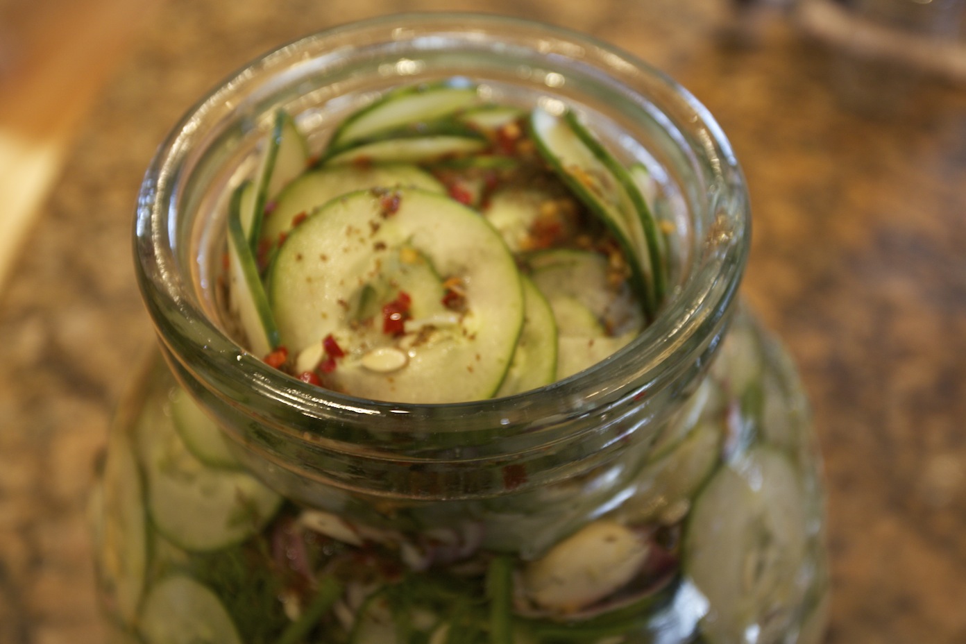 Refrigerator Cucumber Salad