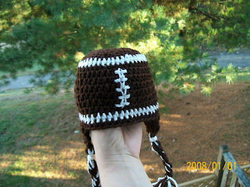 Crochet Football Hat
