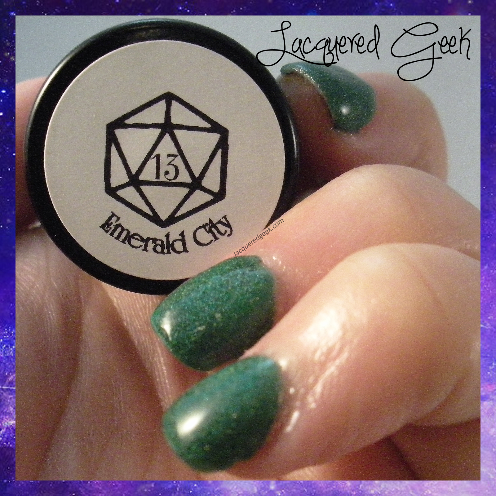 Lucky 13 Lacquer Emerald City swatch