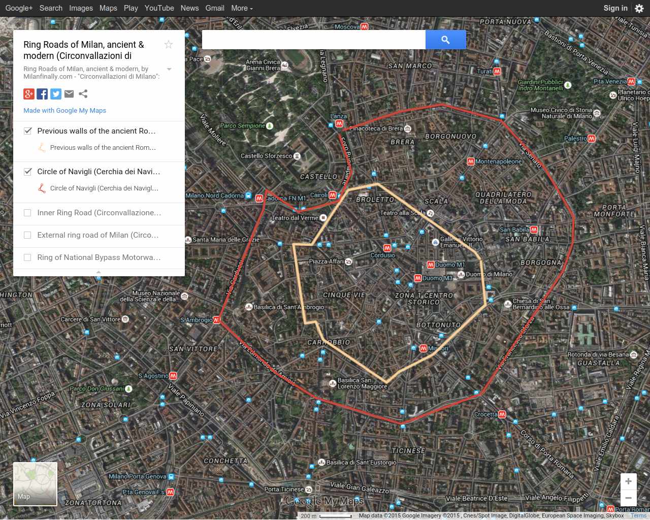 Lost Path Of The Roman Walls Of Milan