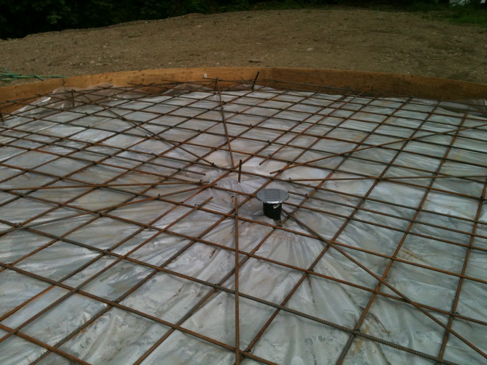 Building my Hobbit Dome STEP 4 Rebar Grid