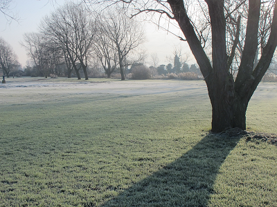 A frosty scene in England