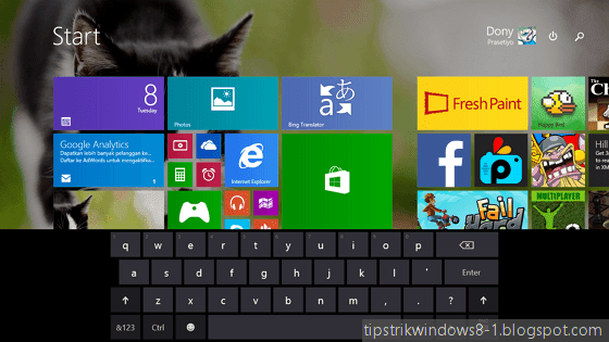 keyboard shortcuts di windows 8.1