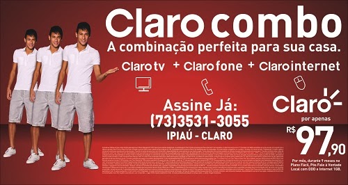 Ipiaú: Chegou o Claro Combo com TV por assinatura ...