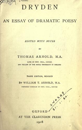 an essay of dramatic poesy dryden summary an essay of dramatic poesy dryden summary
