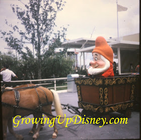 1973 Magic Kingdom parade Grumpy, vintage characters