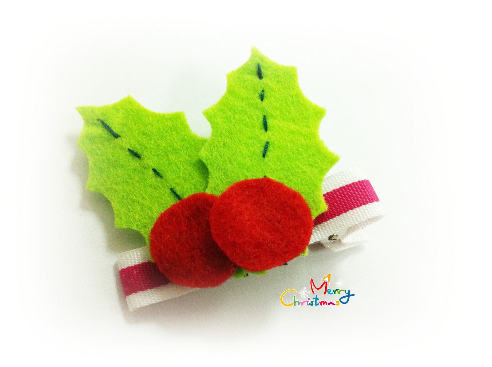 Lovely Box diy Christmas Hair Clips