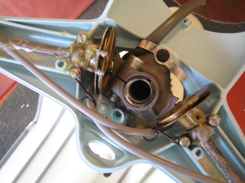 Lambretta Restoration Headset Control Rods