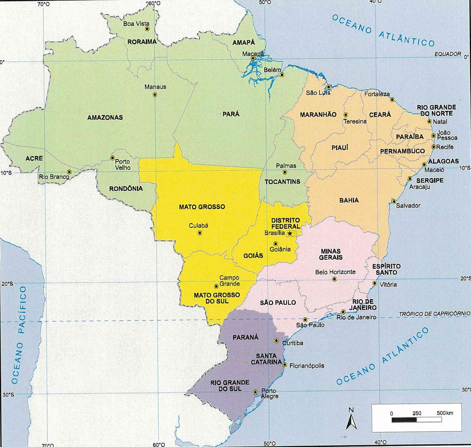 Brazil Map Regions