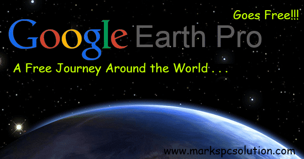 Google Earth Pro Goes Free! Google Earth Pro License is now free!