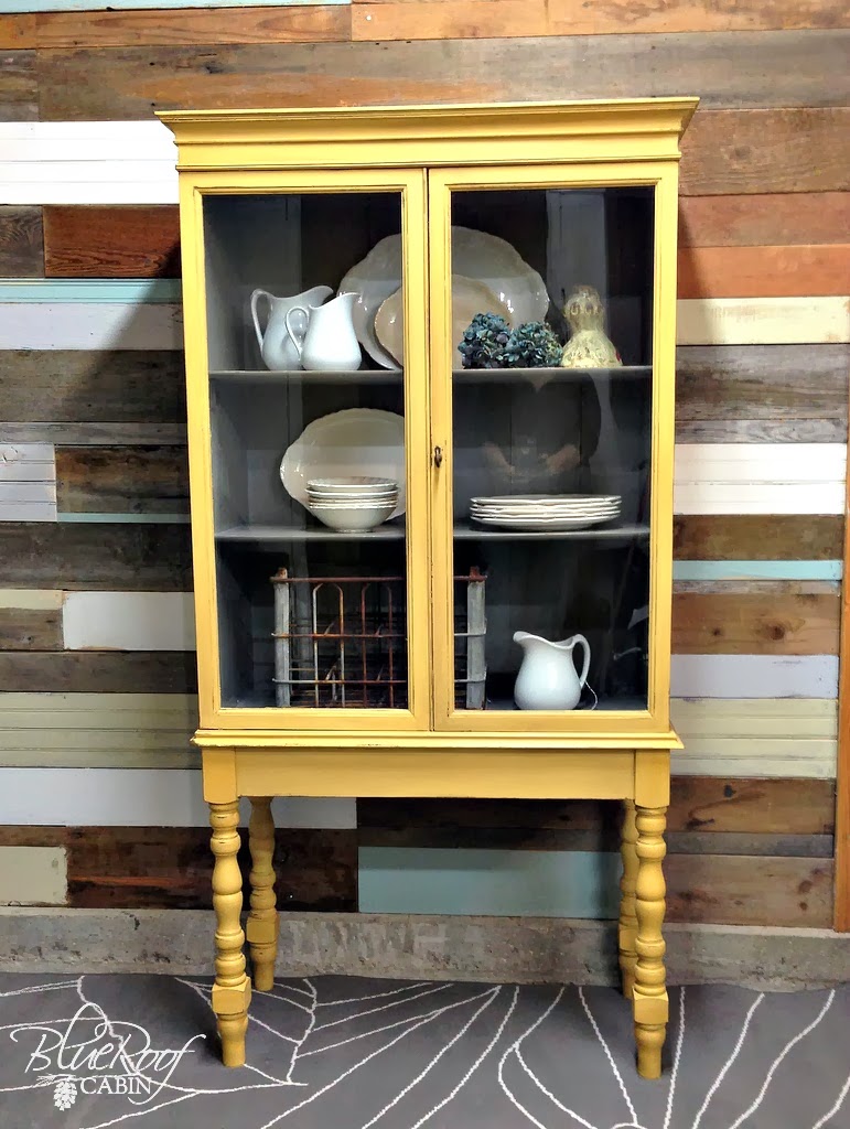 blue roof cabin Adding Legs to a