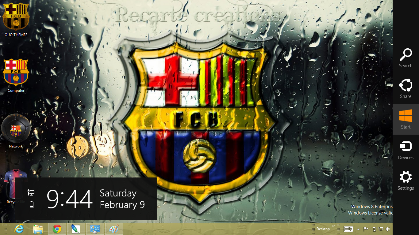Fc barcelona theme for windows 7 theme party