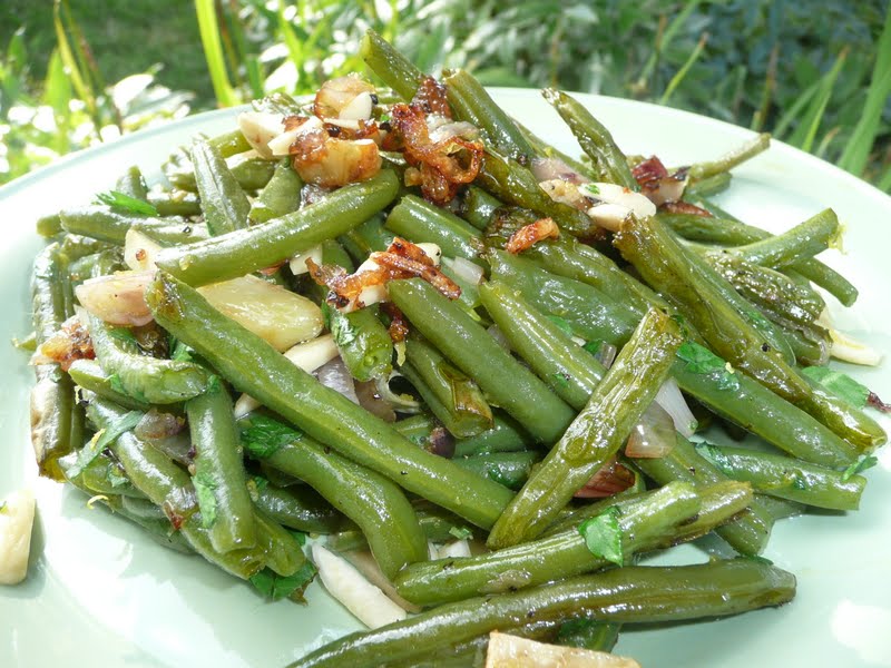Everyday Dutch Oven GarlicRoasted Green Beans with Shallots and Almonds