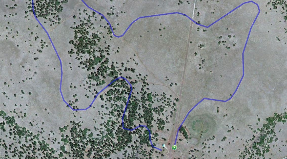 Flagstaff Trail Running Buffalo Park GPS Mapping