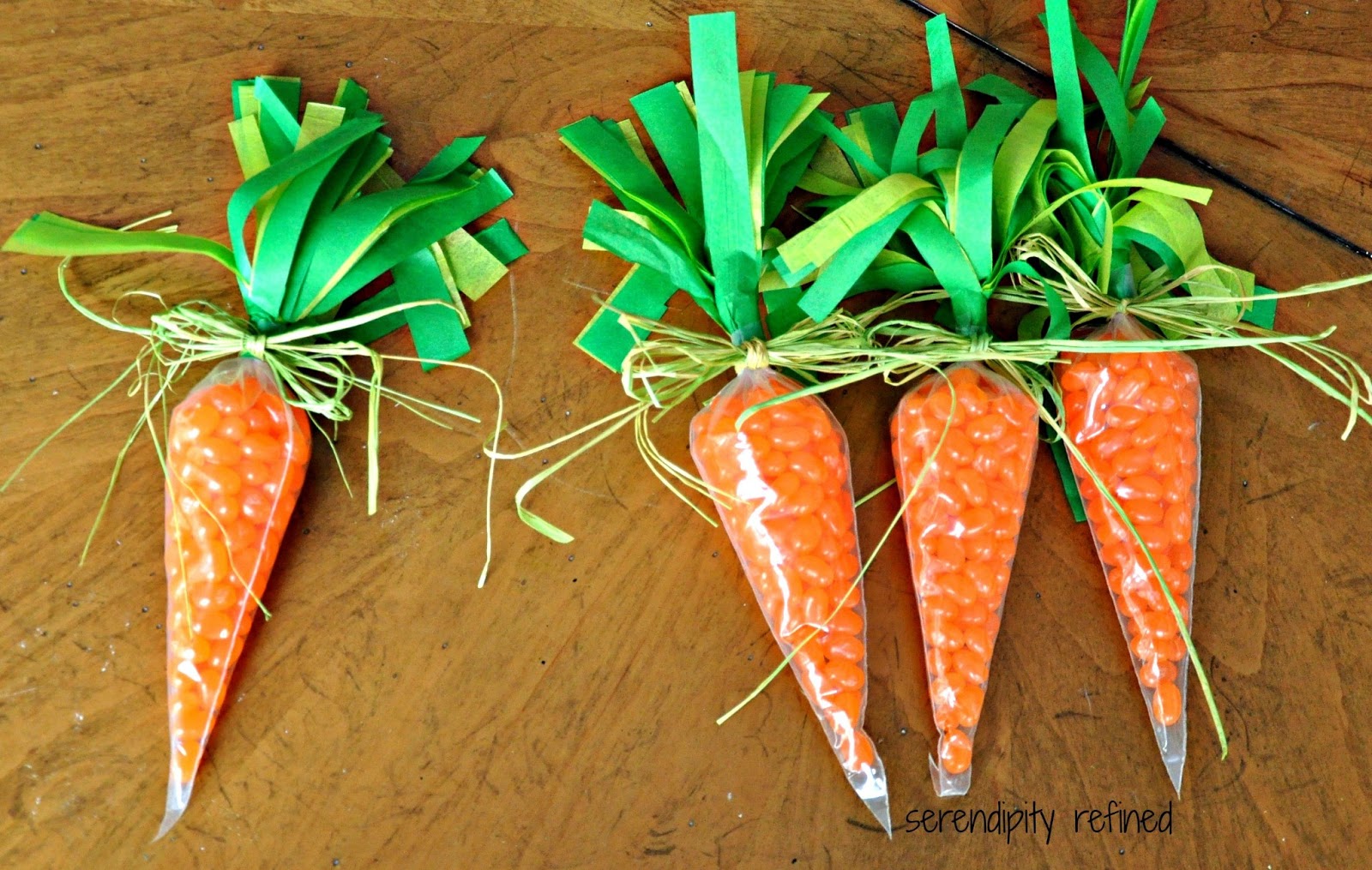 Serendipity Refined Blog Spring Carrot Easter Candy Holder {Easy Craft}