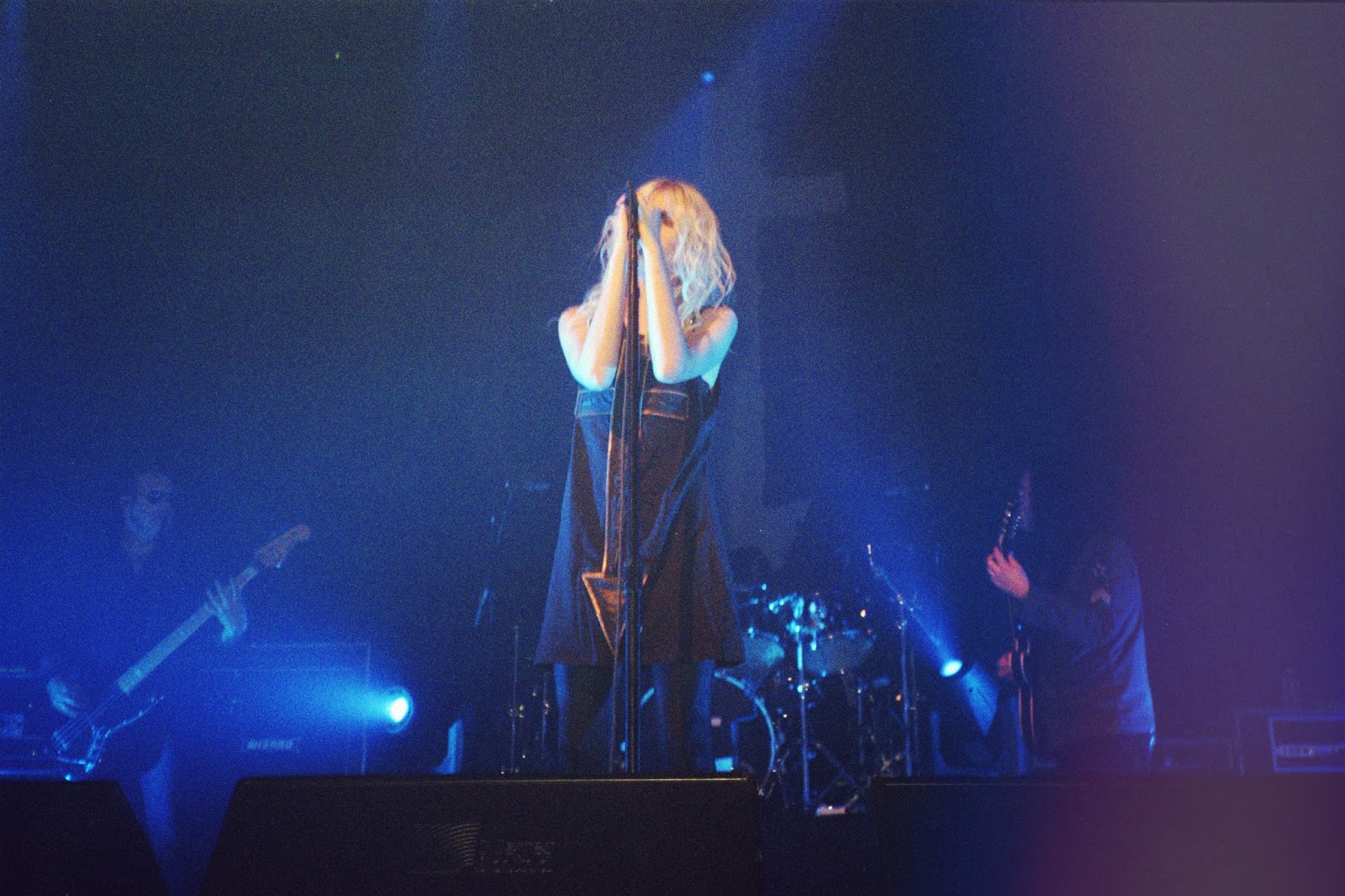 35mm photo of Taylor Momsen on stage in San Francisco.