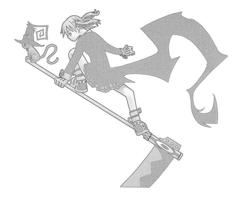 Soul Eater Maka Albarn Character Coloring Pages soul-eater-maka-albarn-character-coloring-pages