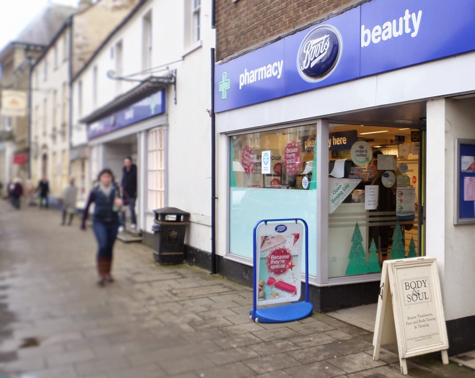 Martin Brookes Oakham Boots Pharmacy Chemist Oakham Rutland Christmas
