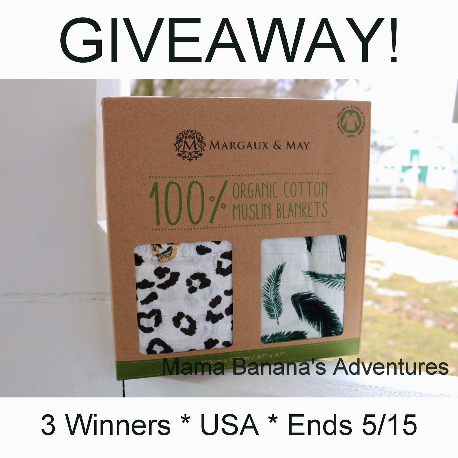 Latched On Mom Margaux and May Organic Swaddle Blankets Giveaway