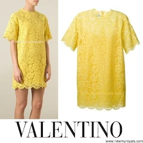 VALENTINO Lace Dress Charlotte Casiraghi 
