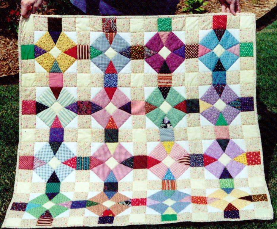 Blossom and Bev A Winner and some Scrap Buster Quilts A maiden hair fern ispy value quilt