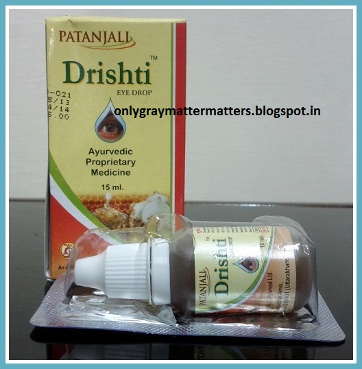 Patanjali Drishti Eye Drops Review