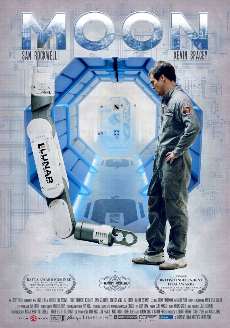 The Geeky Nerfherder: Movie Poster Art: Moon (2009)