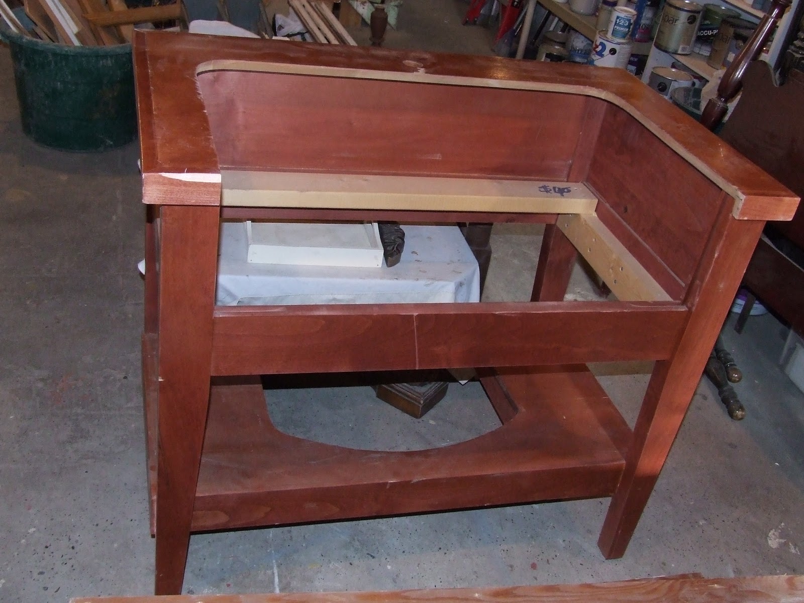 Somethin Salvaged Restore Sink Cabinet And Kitchen Cabinet