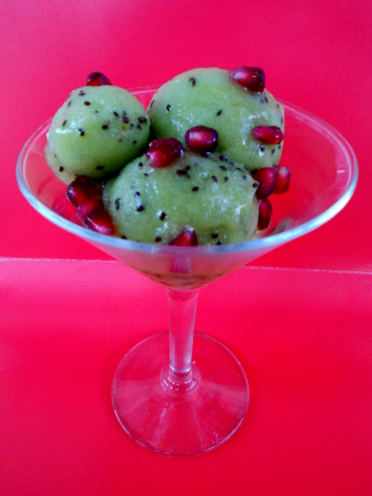 *Jennuine by Rook No. 17* Kiwi Sorbet A LIght & Merry Holiday Dessert!