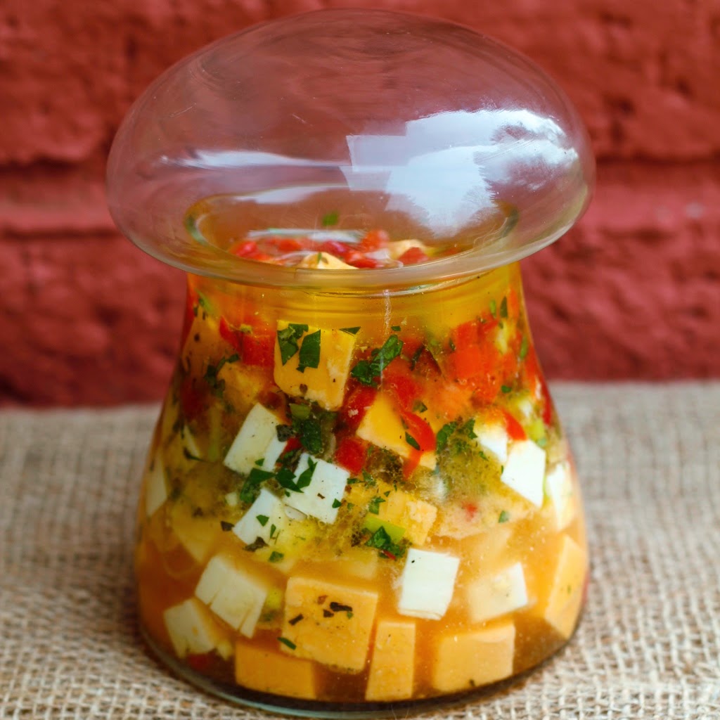 Sage Trifle Marinated Cheese